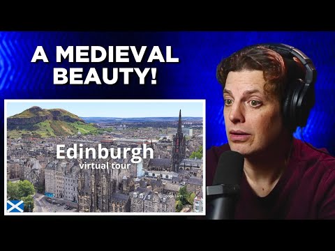 American Reacts to Edinburgh, A Charming Medieval City!