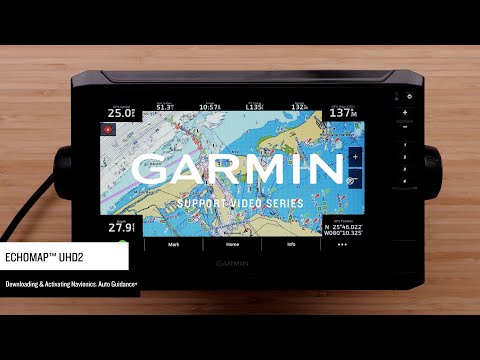 Garmin Support | ECHOMAP™ UHD2 Series | Activating Garmin Navionics+™ Auto Guidance+