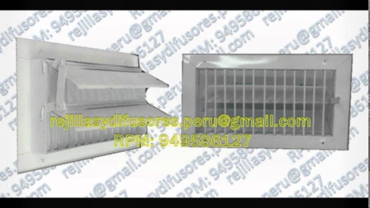Difusores y Rejillas para Aire Acondicionado