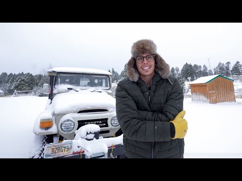 Thumbnail for Winter camping in 1978 Toyota Land Cruiser FJ40 by Toyota Land Cruiser (J40)