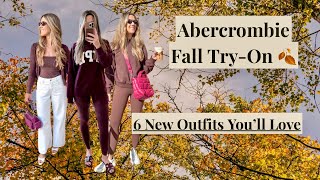 Abercrombie Fall Try-On Haul | 6 Effortless Outfits from the New Arrivals 🍂