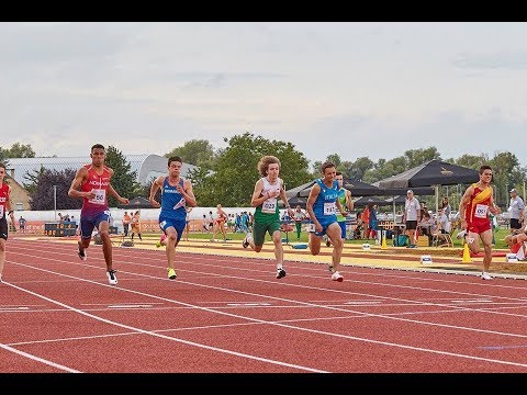 EYOF 2017, 100m boys, semifinal 2, Vesselin Jivkov