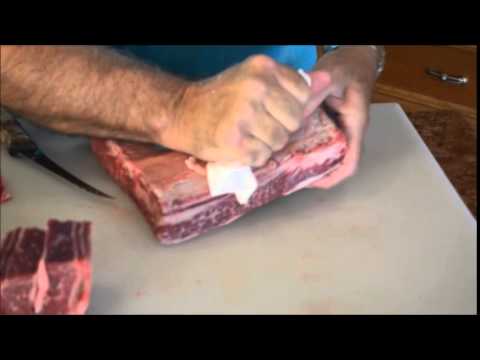 How to butcher beef short ribs three ways