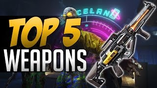 TOP 5 GUNS in Zombies in Spaceland (COD Infinite Warfare Zombies)