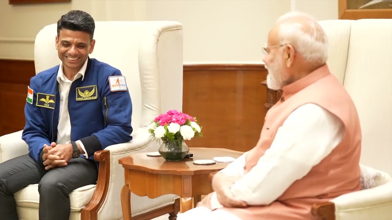 शुभांशु शुक्ला के साथ एक बेहतरीन बातचीत। ज़रूर देखें!