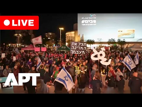 LIVE NOW | Demonstrators Gather in Tel Aviv Against Israel's Government | APT