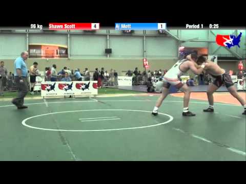 Shawn Scott vs. Aj Mott at 2013 ASICS University Nationals - FS