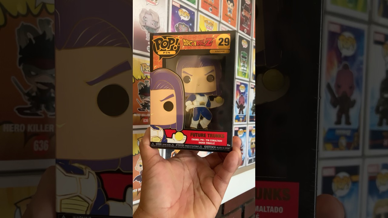 Dragon Ball Z Future Trunks Funko POP! PIN #shorts #dragonball #dragonballz #trunks #anime #funkopop