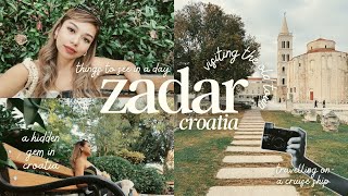 exploring the old town of zadar croatia