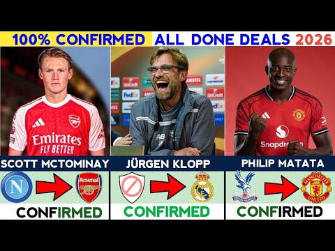 🚨 CONFIRMED DONE DEALS 2026: XABI ALONSO, ALVAREZ, GORETZKA, LOOKMAN, OSIMHEN | RUMOURS & TRANSFERS💥