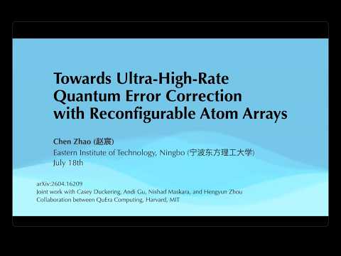 79 | Towards Ultra-High-Rate Quantum Error Correction with Reconfigurable Atom Arrays