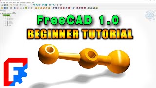 FreeCAD 3D Modeling Beginner Tutorial | Sketching Tips, Holes, Revolve & Pocket Features #freecad