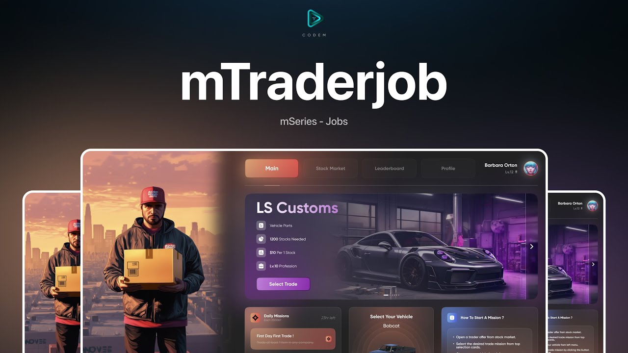 CodeM mTraderjob ESX QB thumbnail 11