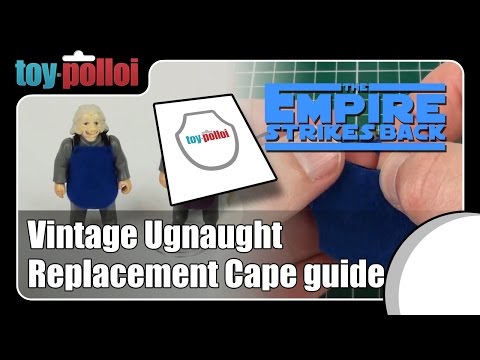 Vintage Star Wars Ugnaught replacement cape guide - Toy Polloi