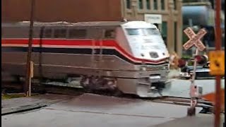 preview picture of video 'Amtrak Model Train'