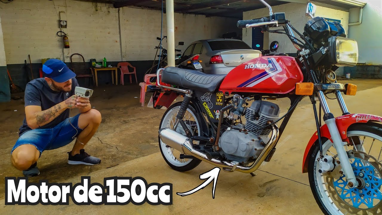 Cg 85 vermelha motor de 150cc