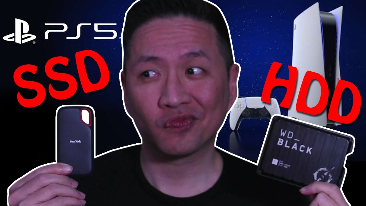 Watch video PS5's Internal SSD vs External SSD vs External HDD (PS4 Loading Speed Test) Now PS5's Internal SSD vs External SSD vs External HDD (PS4 Loading Speed Test)