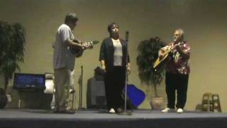 The Daltons singing "A Living Prayer"