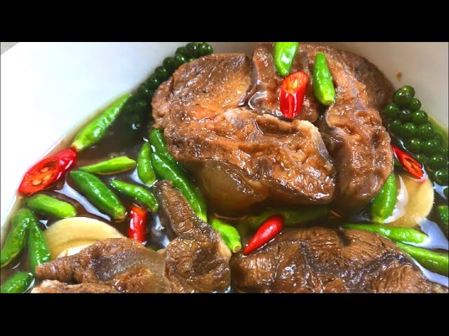 Bắp Bò Nấu Tiêu Xanh