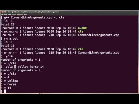 ITK BarCamp - C++ Training - Command Line Arguments