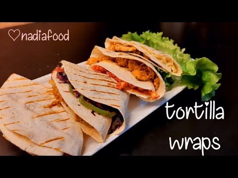 Tiktok famous Tortilla Wrap | Mexican Warp | Wrap Recipe in Hindi/Urdu | BY NADIA