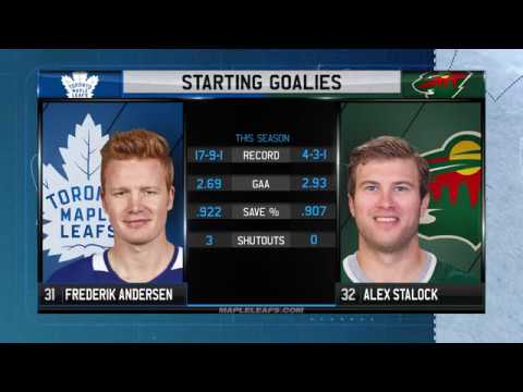 Molson Canadian Leafs Gameday: Toronto at Minnesota - December 14, 2017