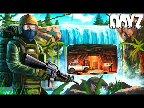 Building a Hidden Waterfall Base! - DayZ Movie (SC)
