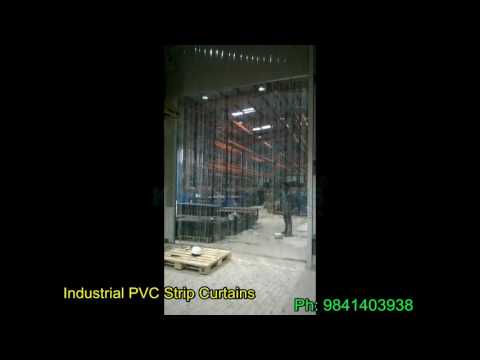 Transparent warehouse pvc strip curtains, size: 3 x 300 mm
