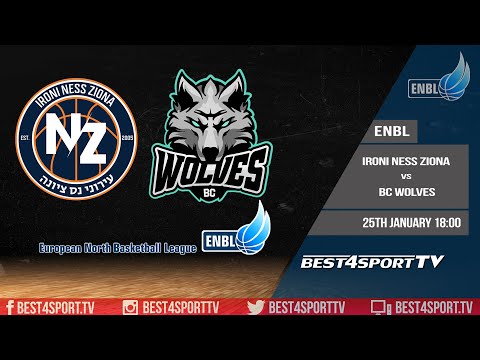 BC Ironi Ness Ziona v BC Wolves | Full Game, Jan 25th | ENBLeague 2022/23