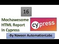 Mochawesome Html Report In Cypress Part 16