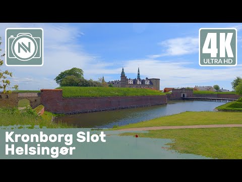 4K Virtual Walk - Kronborg Slot, Denmark - A walk around the Castle in Helsingør 🏰