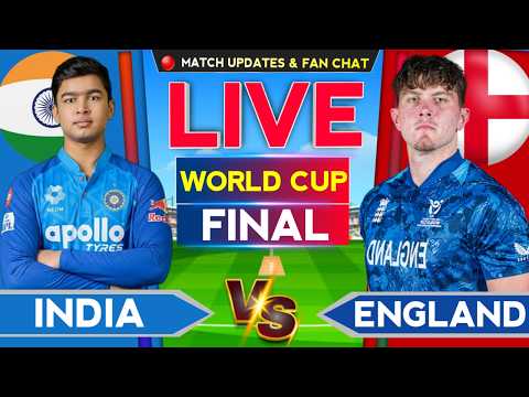 India U19 vs England U19 World Cup Final | India vs England U19 World Cup Final | U19 WC Final Live
