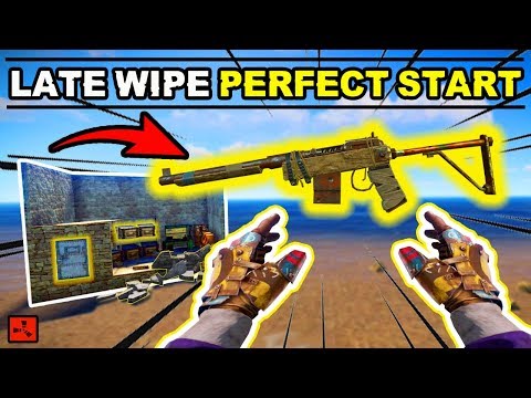 The RUST MID-WIPE  FRESH START Is OP For SOLO PLAYERS!! Rust Solo Survival