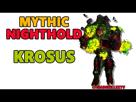 MYTHIC NIGHTHOLD: KROSUS - Resto Druid PoV