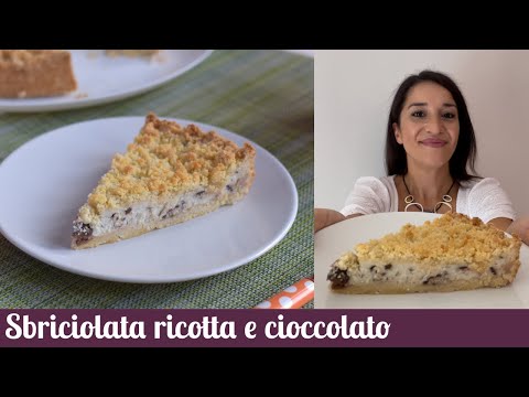 Sbriciolata ricotta e cioccolato