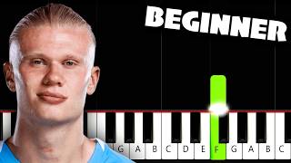 Download lagu Haaland Song (Ha Ha Ha) - BEGINNER Piano Tutorial mp3