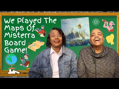 We Played The Maps of Misterra Board Game | Finding Your Way Around The Map