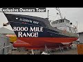 This 390K Boat Can Cross ANY Ocean 74 Steel Trawler Tour