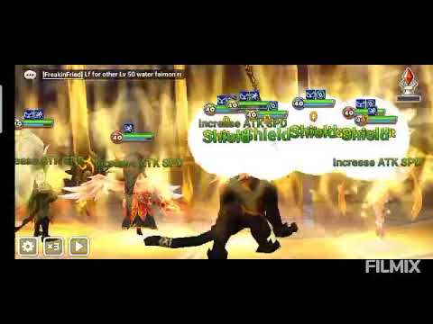 Summoners war feat. Aquila buffed and luer combo in regular arena cleave