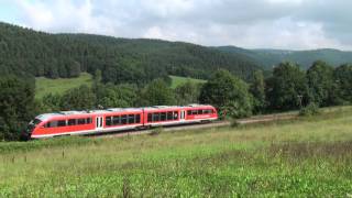 preview picture of video 'VT 642 bei Köditzberg'