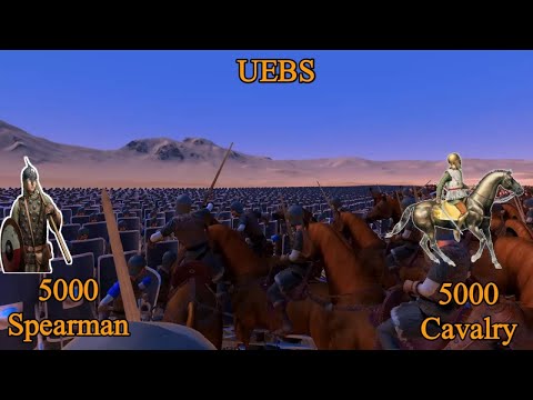 5000 Cavalry vs 5000 Spearman | Ultimate Epic Battle Simulator |