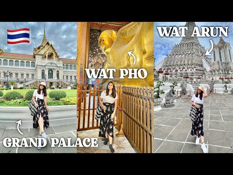 Thailand Vlog 🇹🇭 The Grand Palace, Wat Arun & Wat Pho Temples + Buffet Picnic Hotel ❤︎ Emmy Lou