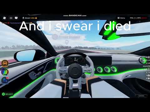 Car crash at a checkpoint 310 Km/h