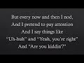 Brad Paisley - Holdin' on to You (Lyrics)