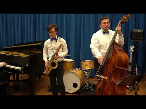 In The Blue Jazz Ensemble video.