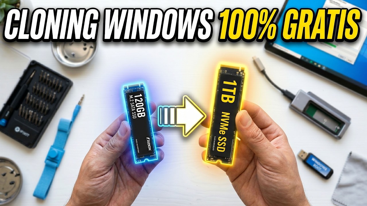 TIDAK PERLU INSTALL ULANG! Cara Cloning Windows Ke SSD BARU 100% Gratis & LEGAL