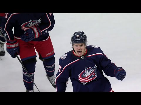 Cole Sillinger 3-3 Goal vs. Sharks (Dec. 5, 2021)