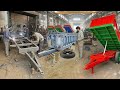 Skilled Pakistani Mechanics Build A Heavy Duty Hydraulic Tractor Trolley Real Engineering Skills