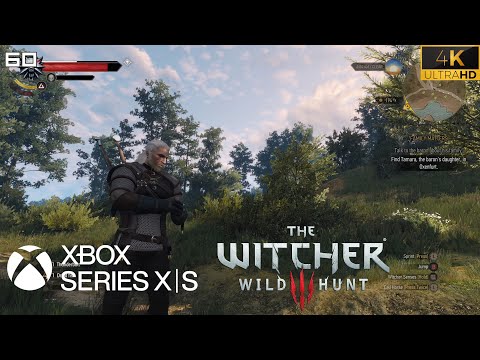 THE WITCHER 3 New Patch 4.02 Xbox Series X|S 4k Video Capture