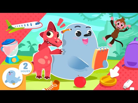 📚🎶 Learn SPANISH VOCABULARY for Kids 🏡🚗 Compilation 1